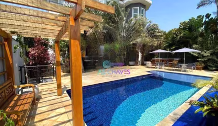 Casa no Condomínio Terras de São Carlos em Jundiaí de 665m² área construida , 5 Suítes, 7 Vagas, Piscina, Salão, Área Gourmet