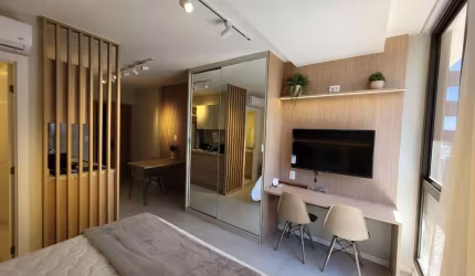 Apartamento Mobiliado para Locação em Salvador, Caminho das Árvores, 1 dormitório, 1 suíte, 1 banheiro, 1 vaga