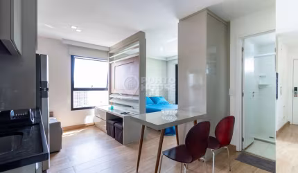 Studio Mobiliado para locação no bairro Campo Belo de 38m² e 1 dormitório