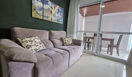 Studio mobiliado para locação no Brooklin de 50m², 1 suite e 1 vaga