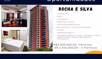 Apartamento para Venda em Uberlândia, Fundinho, 4 dormitórios, 4 suítes, 5 banheiros, 3 vagas