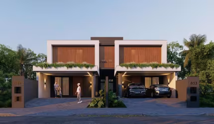 Sobrado em construção, com 3 suítes, no Bela Vista, em Canoas.