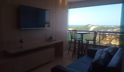 Apto a venda direta no Ed BLUE OCEAN, 25°andar Frente mar de Ponta Negra