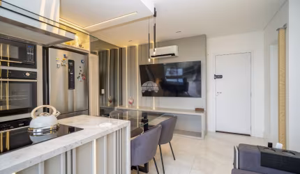 LINDO APARTAMENTO SEMI-MOBILIADO COM 2 QUARTOS, SENDO 1 SUÍTE,  NO TINGUI
