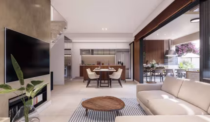 Ágio Sobrado 4Q Jardins Marselha Casa em Condomínio com 4 Quarto(s) e 4 banheiro(s) à Venda, 181 por R$ 1.170.000 no setor Conjunto Residencial Storil FL20783