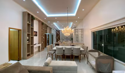 CASA TÉRREA JARDINS MADRI Casa em Condomínio com 3 Quarto(s) e 5 banheiro(s) à Venda, 230 por R$ 2.000.000 no setor Jardins Madri AX21412
