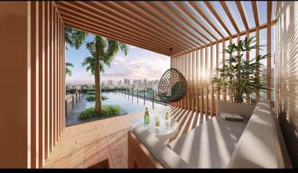 Ágio AZURE COMPACT LIFE Apartamento com 1 Quarto(s) e 2 banheiro(s) à Venda, 49.22 por R$ 545.000 no setor Setor Marista AD22248