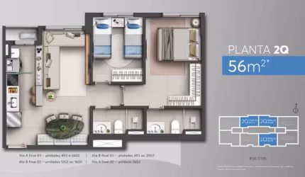 Ágio Level Home Resort Apartamento com 2 Quarto(s) e 2 banheiro(s) à Venda, 56 por R$ 495.000 no setor Jardim América AD23383