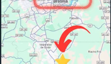 Terreno de frente para BR040, 45km de Brasília Área / Terreno à Venda, 3577 por R$ 1.450.000 no setor Vila Guará VN24612