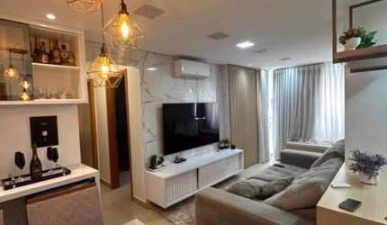 Apartamento de 2q mobiliado no Sudoeste Apartamento com 2 Quarto(s) e 2 banheiro(s) à Venda, 65 por R$ 440.000 no setor Vila Lucy ST24806