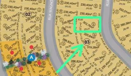 Lote Jardins Versalhes  Lote à Venda, 303.76 por R$ 210.000 no setor Polo Empresarial de Goiás TA25243