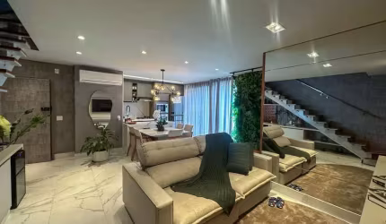 Apartamento Duplex mobiliado e decorado de 110m no Bueno Apartamento Duplex com 1 Quarto(s) e 2 banheiro(s) à Venda, 110 por R$ 1.350.000 no setor Setor Bueno ST25740