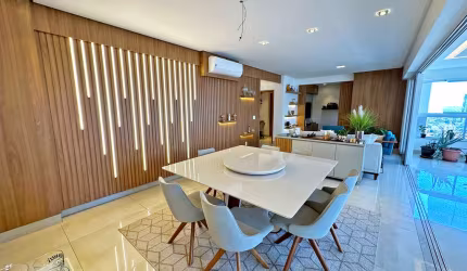 Apartamento de 3 suites  mais home com 215m2 no Setor Bueno Apartamento com 3 Quarto(s) e 5 banheiro(s) à Venda, 214 por R$ 2.600.000 no setor Setor Bueno SL26261