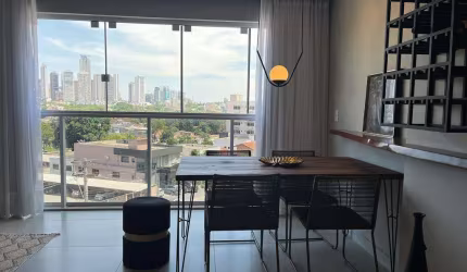 Flat á venda no Jardim Goiás/ ED.METROPOLITAN TORRE SIDNEY Flat com 1 Quarto(s) e 1 banheiro(s) à Venda, 54 por R$ 590.000 no setor Jardim Goiás VN26763
