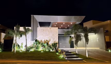 Linda casa térrea no Portal do Sol Garden  Casa em Condomínio com 3 Quarto(s) e 4 banheiro(s) à Venda, 290 por R$ 3.300.000 no setor Residencial Goiânia Golfe Clube FL26813