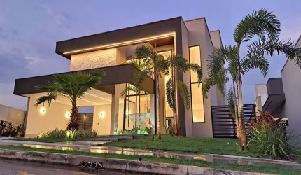 Sobrado Em Condomínio Portal Do Sol Golf Garden Casa em Condomínio com 4 Quarto(s) e 5 banheiro(s) à Venda, 270 por R$ 2.350.000 no setor Residencial Goiânia Golfe Clube IN27445