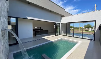 CASA TERREA 166,32m² TERRAS ALPHA 1 Casa em Condomínio com 3 Quarto(s) e 5 banheiro(s) à Venda, 166.32 por R$ 1.290.000 no setor TERRAS ALPHA 1 ST21453