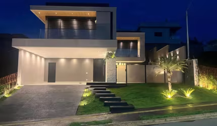 Sobrado no Condomínio Jardins de Bolonha  Sobrado com 4 Quarto(s) e 5 banheiro(s) à Venda, 276 por R$ 1.990.000 no setor Jardins Bolonha SL28223