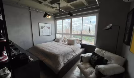Apartamento Duplex com Vista para o Parque Vaca Brava à venda no DNA Smart Style Apartamento Duplex com 1 Quarto(s) e 2 banheiro(s) à Venda, 68 por R$ 720.000 no setor Setor Bueno AD25958