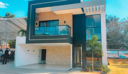 Condomínio Fechado de Luxo Jd. Europa com Sobrados 3 e 4 Suítes Casa em Condomínio com 3 Quarto(s) e 4 banheiro(s) à Venda, 170 por R$ 1.450.000 no setor Jardim Florenca AU30073