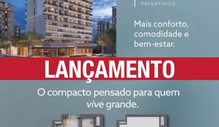 A 300m do metrô Brooklin, studio com 3,90m de pé direitomorar com elegância e comodidade, pé direito único de 3,90m.