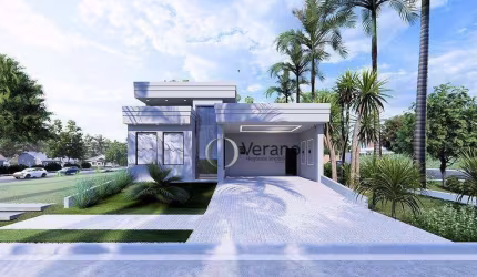 Casa com 3 dormitórios à venda, 202 m² por R$ 1.890.000,00 - Condomínio Residencial Santorini - Paulínia/SP