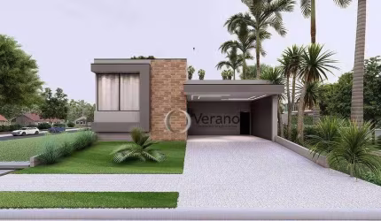 Casa com 3 dormitórios à venda, 220 m² por R$ 2.040.000,00 - Condomínio Residencial Santorini - Paulínia/SP