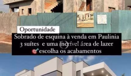 Sobrado com 3 dormitórios à venda, 160 m² por R$ 1.350.000,00 - Condomínio Terras da Estância - Paulínia/SP