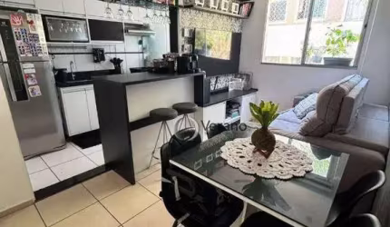 Apartamento com 2 dormitórios à venda, 45 m² por R$ 220.000 - Condomínio Residencial Águas de Lindóia - Campinas/SP