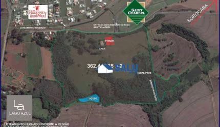 Área à venda, 365000 m² por R$ 29.200.000,00 - Araçoiabinha - Araçoiaba da Serra/SP