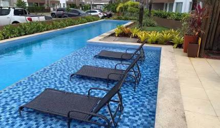 Apartamento Garden com 3 dormitórios à venda, 120 m² por R$ 610.000 - Buraquinho - Lauro de Freitas/BA