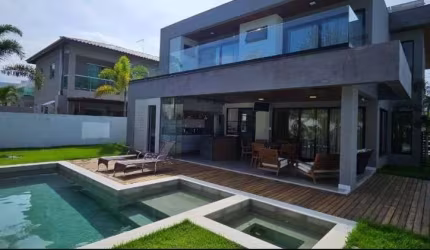 Casa com 4 dormitórios à venda, 297 m² por R$ 3.400.000,00 - Abrantes - Camaçari/BA