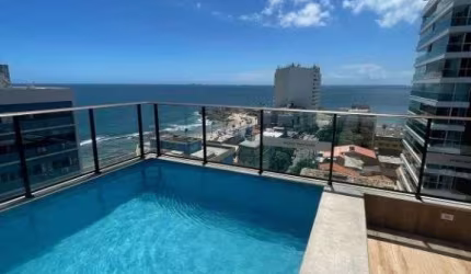 Studio com 1 dormitório, 30 m² - venda por R$ 650.000,00 ou aluguel por R$ 5.800,00/mês - Barra - Salvador/BA