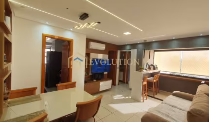 Apartamento 100% mobiliado.