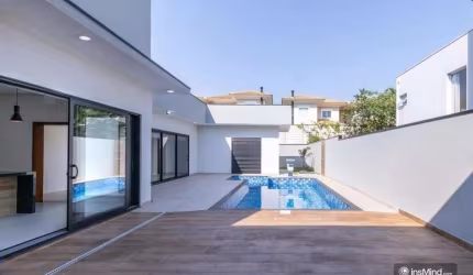 Casa em condomínio fechado com 3 quartos à venda na Rua Amílcar Perina, 95, Parque Xangrilá, Campinas, 235 m2 por R$ 1.700.000