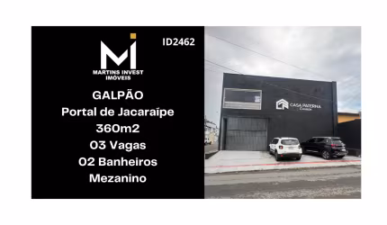 Extraordinário Galpão em Portal de Jacaraípe