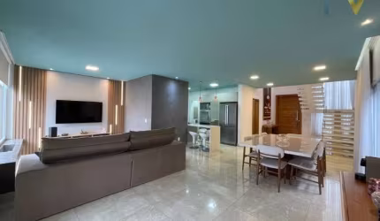 LINDÍSSIMA CASA À VENDA RESIDENCIAL DOS IPÊS, 235M²,4 QUARTOS (2 SUÍTES, 1C/CLOSET), PLANEJADOS, ÁREA GOURMET,  PISCINA AQUECIDA E 4 VAGAS DE GARAGEM