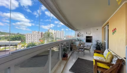 Apartamento alto padrão à venda na Rua do Retiro, Jundiaí-SP: 3 quartos(1suíte master), Varanda Gourmet, 4 vagas+depósito, 187m².