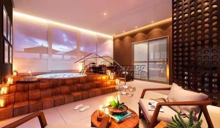 Maravilhoso apartamento com extensa varada gourmet no Jardim Aquarius