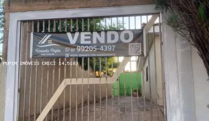 Casa para Venda em Campo Grande, Buriti, 3 dormitórios, 1 suíte, 1 banheiro, 3 vagas