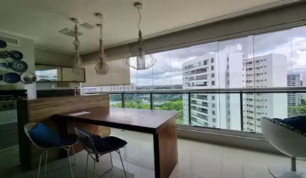 LE PARC ALUGUEL / MOBILIADO /3 SUÍTES + CLOSET + GABINETE