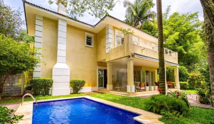Casa em Condomínio para Venda em São Paulo, Jardim Petrópolis, 4 dormitórios, 4 suítes, 4 banheiros, 5 vagas