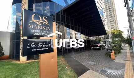 Qs Marista - Flat 1 quarto, sendo 1 suíte