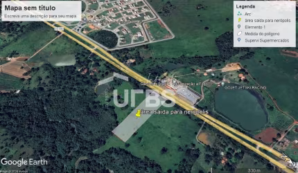 Área com 20 mil m² na Rodovia GO 080