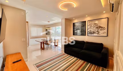 Apart. mobiliado e decorado lindamente com 72 m2  sendo 02 quartos ( 01 suíte)