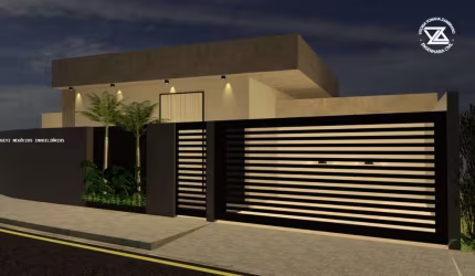 Casa para Venda em Presidente Prudente, Jardim Vista Bonita, 3 dormitórios, 1 suíte, 3 banheiros, 2 vagas