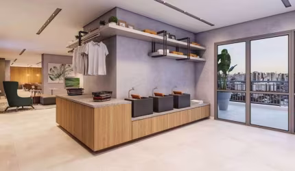 Apartamento para venda no Z-Ibirapuera possui 51 m² com 2 quartos em Moema - São Paulo - SP