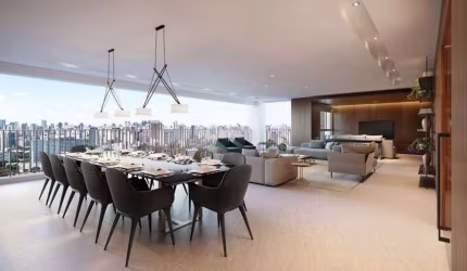 Apartamento a venda Pátrio Ibirapuera andar alto, 280 m, 4 dormitórios em Moema - São Paulo - SP