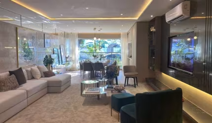 Apartamento para venda possui 157 m² com 3 quartos, Bairro Brooklin São Paulo.