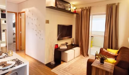 Apartamento para Venda em Santo André, Vila Guaraciaba, 2 dormitórios, 1 banheiro, 2 vagas